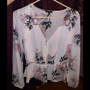 Dynamite floral long sleeve